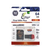 رم میکرو Vicco 64GB کلاس 10 استاندارد UHS-I U3 مدل A1 V30