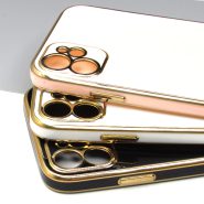 قاب ایفون 11 مای کیس دور طلایی محافظ لنز دار iPhone 11