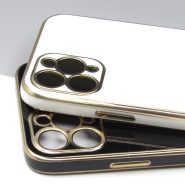 قاب ایفون 11 پرو مای کیس دور طلایی محافظ لنز دار iPhone 11pro
