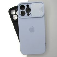 قاب ایفون 13 پرومکس سیلیکونی محافظ لنز کشویی اورجینال (پک دار) iPhone 13 Pro Max