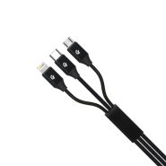 کابل شارژ USB به Type-C+Micro+Lightningمدل GN3IN1C گرین لاین